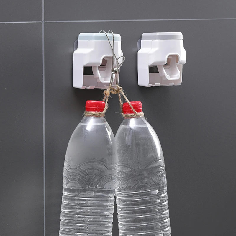 Toothpaste Dispenser & Toothbrush Holder